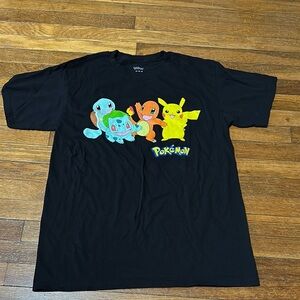 Pokemon Unisex Black T-Shirt, Sz Medium